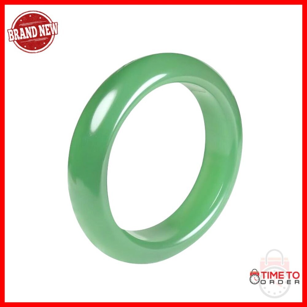 Natural Jade Bangle Bracelet Elegant Healing Protection Good Luck Gemstone